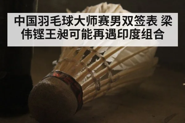 中国羽毛球大师赛男双签表 梁伟铿王昶可能再遇印度组合